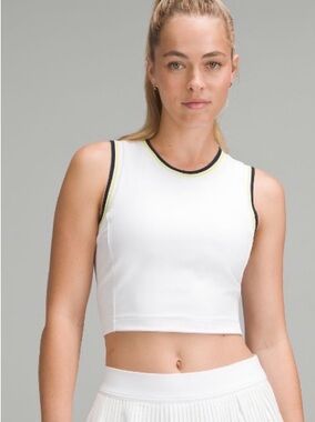 lululemon athletica Collegiate Scoop Neck Crop Top